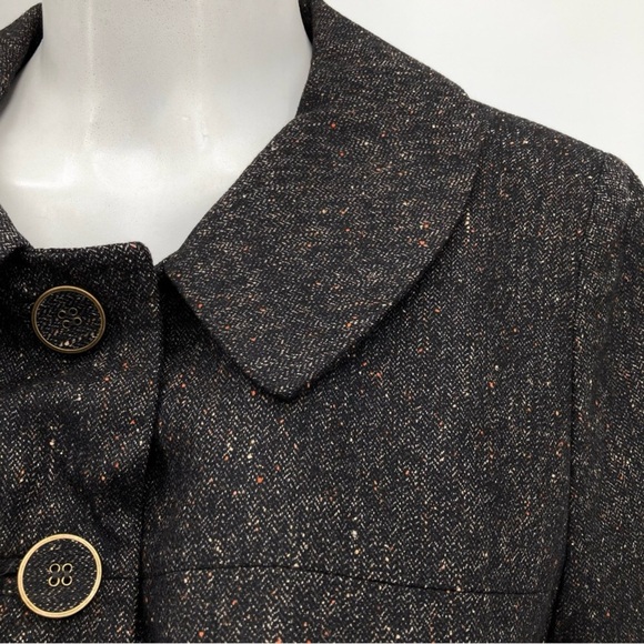 Ann Taylor LOFT Short Wool Blend Blazer Size 12 - Picture 4 of 11